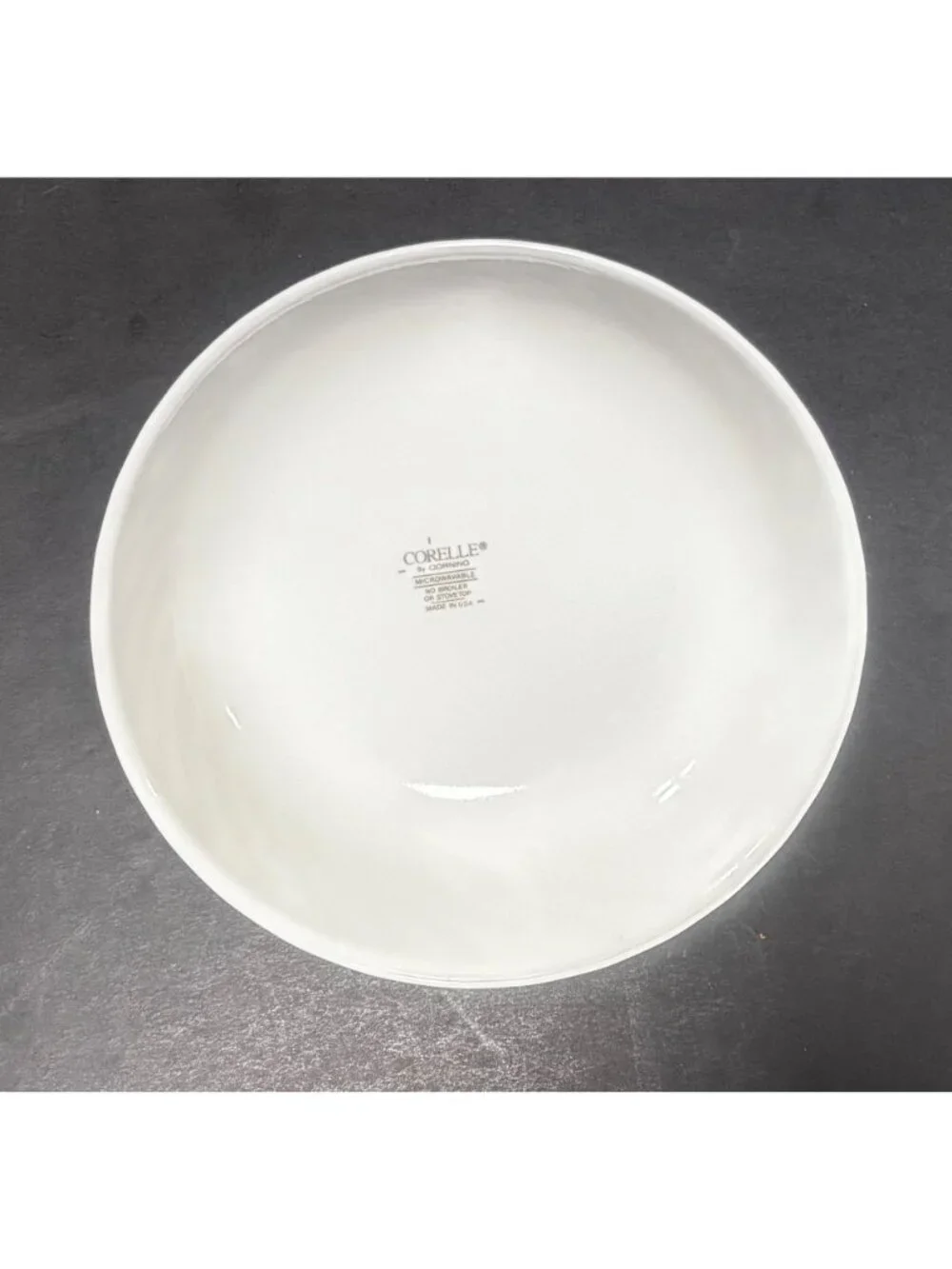 Corelle By Corning Chutney Pasta Bowl With Fruit Design & Green Rim VTG 05